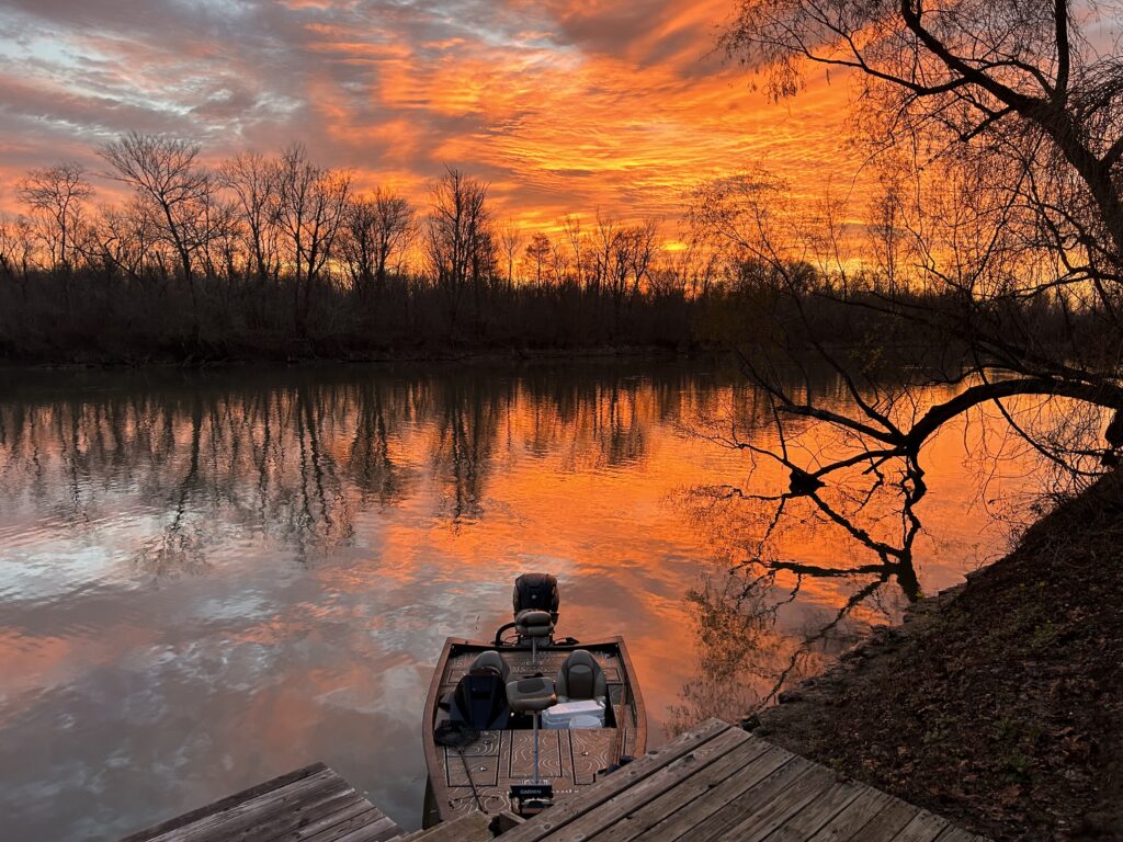 Sunrise in the Atchafalaya basin