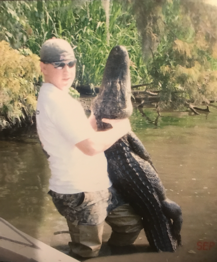 Alligator hunting in south Louisiana