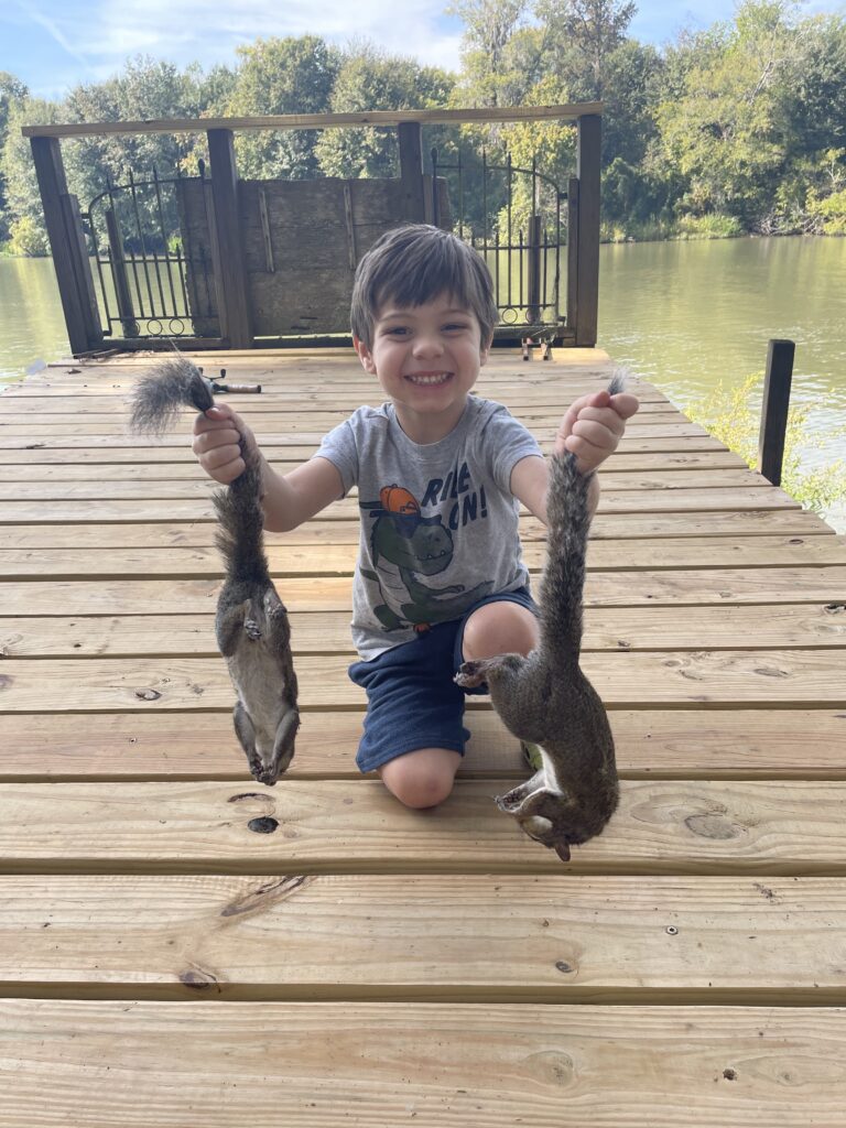 Son’s 1st Squirrel Hunt