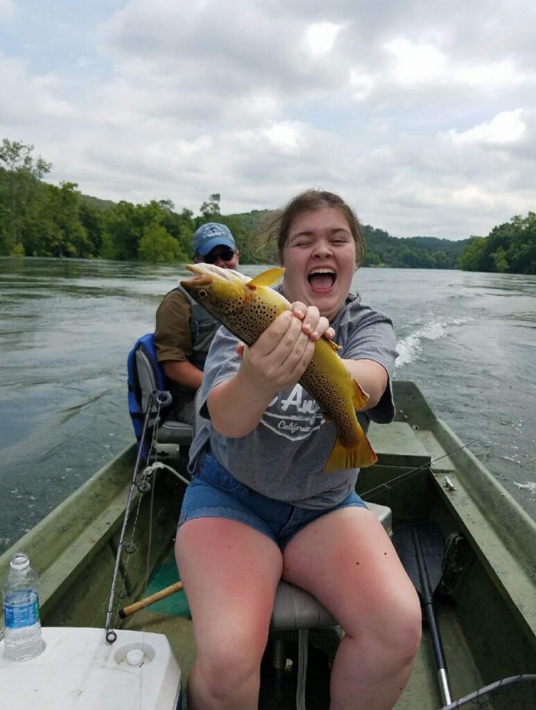 Baby girls fish