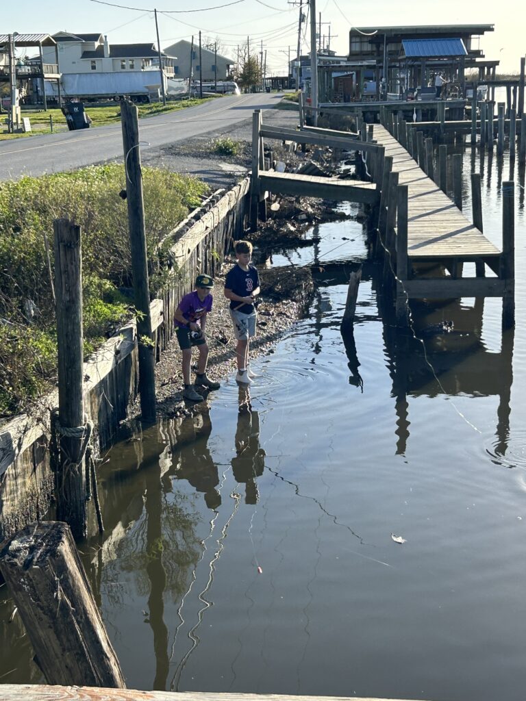 Best friends fishing