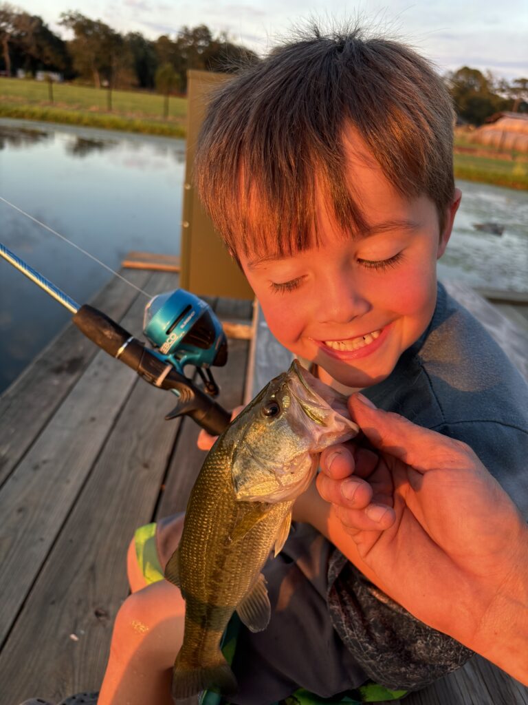Jaxson’s first fish