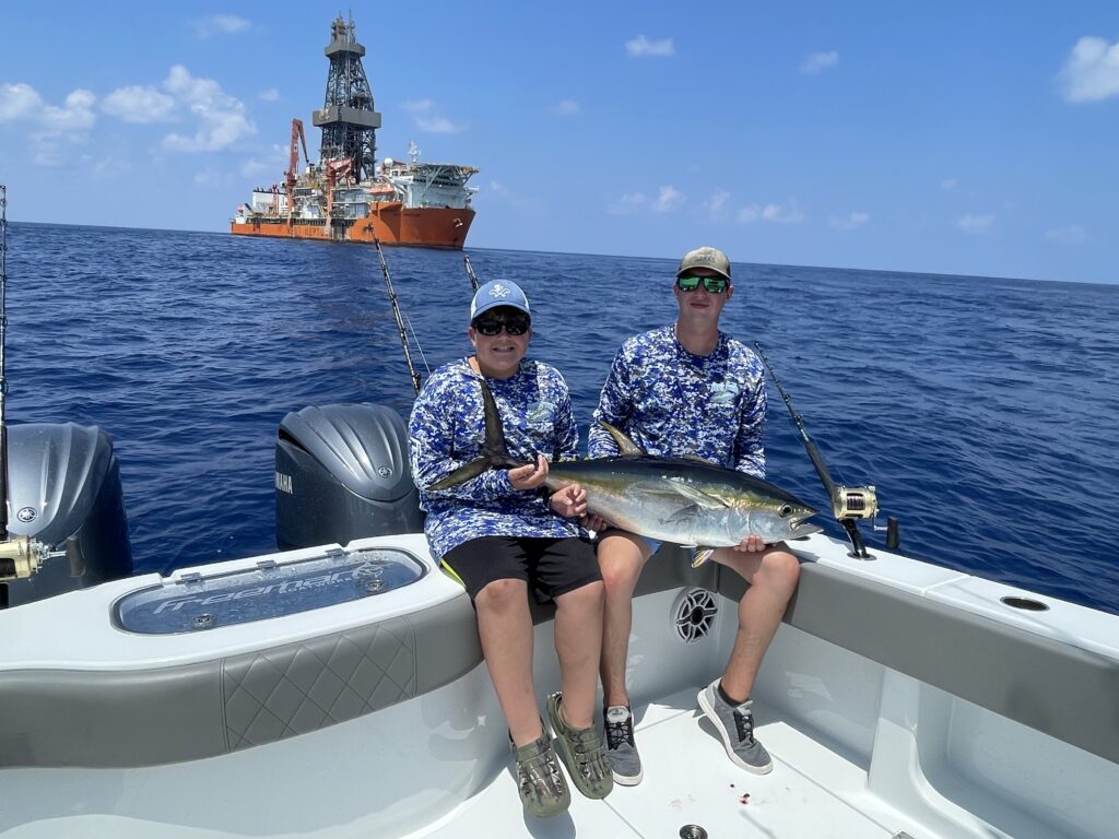 Offshore fishing trip