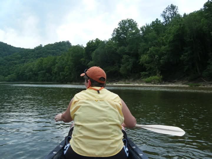Enjoying the Buffalo river