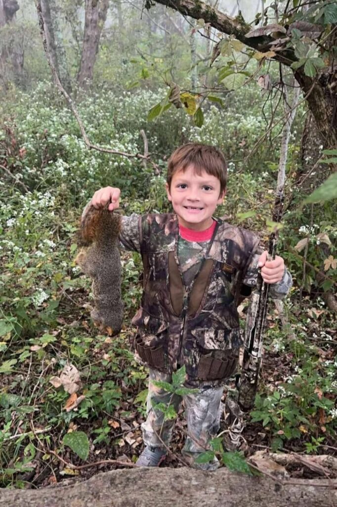 Matthew and the squirrel