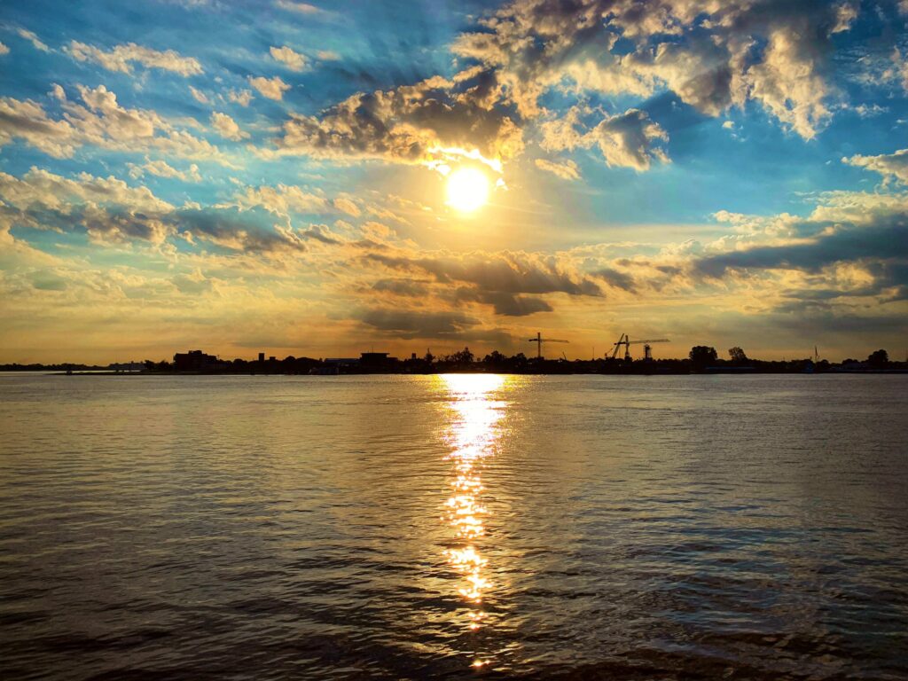 Sunrise on the river